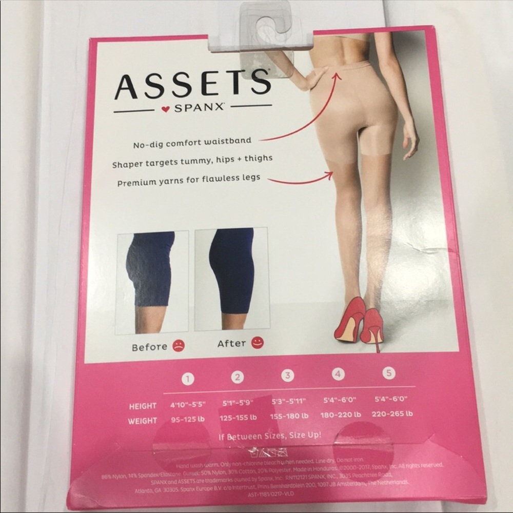 Spanx Assets Shaping Sheers hose 4 - Picture 3 of 3